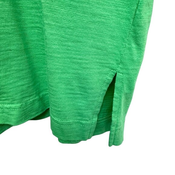 Kim Gravel Bellisima Top Medium Petite Green Pink Embroidery 3/4 Sleeve Tee - Picture 9 of 10